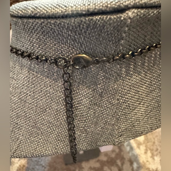 Owl Pendant Necklace with Turquoise and Gold Accents - Picture 3 of 9